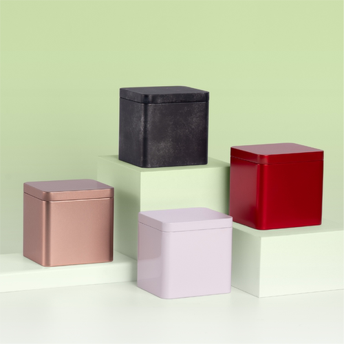 高端茶叶罐方罐茶叶包装罐密封