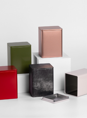 高端茶叶罐方罐茶叶包装罐密封茶叶盒空盒茶叶包装礼盒支持定制