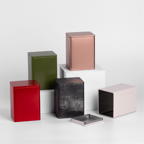 高端茶叶罐方罐茶叶包装罐密封