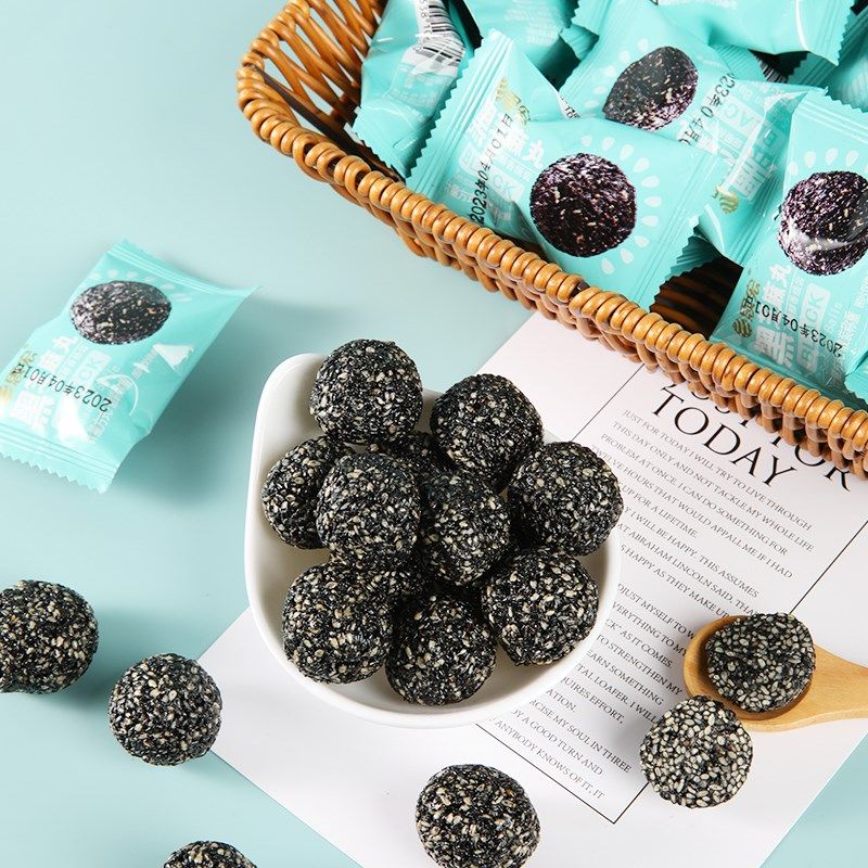 思宏黑芝麻丸蜂蜜熟黑芝麻球w手工袋装开袋即食谷餐休闲零食孕妇,传统滋补营养品,养生丸,淘宝优惠券,粉丝福利购,淘宝优惠卷