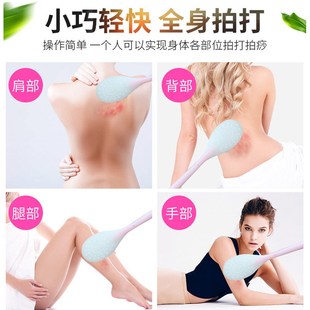 家用拍痧板穴位按摩器拍硅胶敲打棒按摩 可定制经b络拍便携式