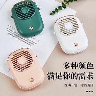 嫁接睫毛吹风机h迷你挂脖风扇超静音小风扇usb充电种植睫毛小风扇