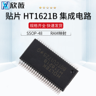 贴片 HT1621B集成电路 RAM映射 LCD驱动器液晶IC芯片SSOP-48