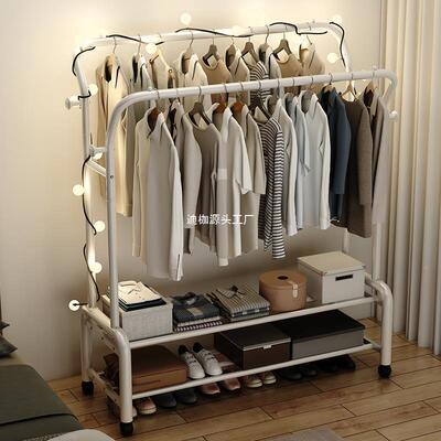 铁简易用衣柜挂衣架布艺服衣架宿舍出61574租房家架子卧室收纳现