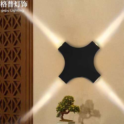 户外壁灯十星光led景室字外防水外墙灯别墅酒GP-B008店庭灯院防潮
