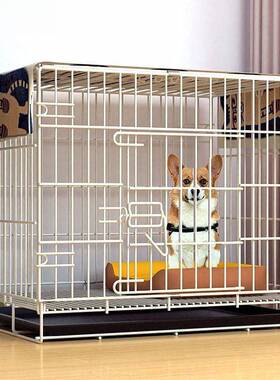 狗笼子中型犬小型犬室内用带家厕55022所泰比熊柯基物柴犬折叠宠