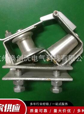 轮滑轮放角铁安装朝滑天放线铝ZRF朝天转角线车