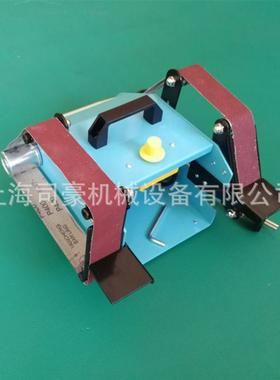 砂小型电动带机式台抛光打磨多功能双头砂带磨73040床机设备厂家