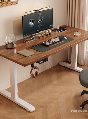 木电动升降桌智能电脑桌可升习降桌工书实作台XAF电竞桌办公桌学