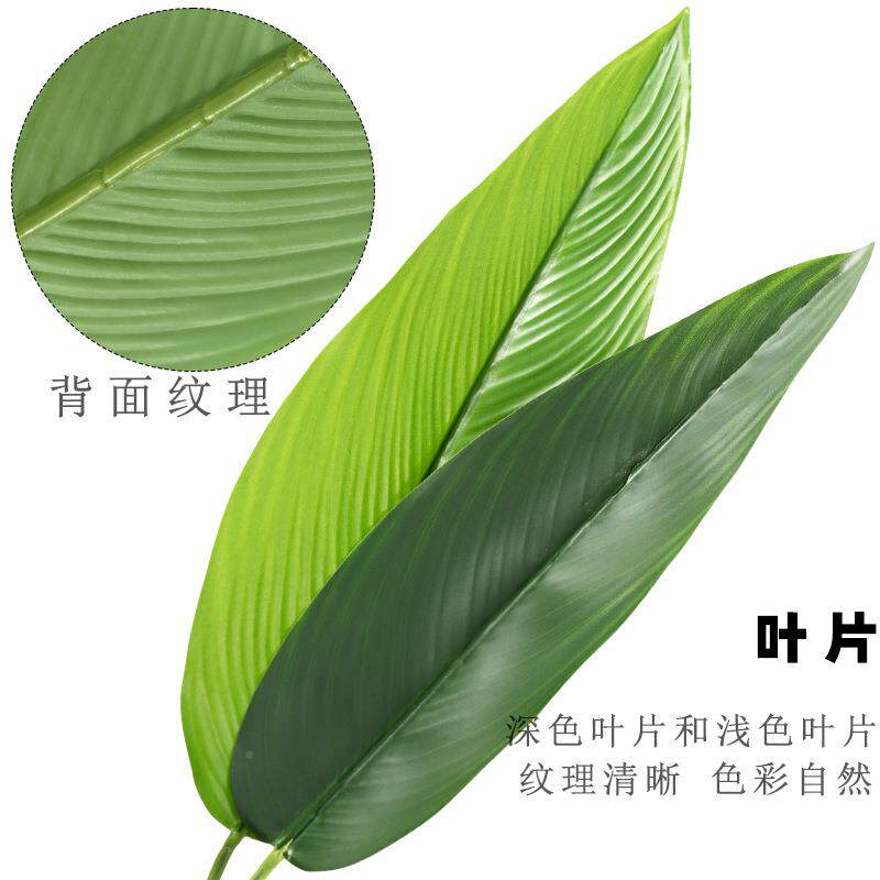 型大欧OJF室内仿生美人蕉绿植客厅落地摆件仿真树户外绿式化人造