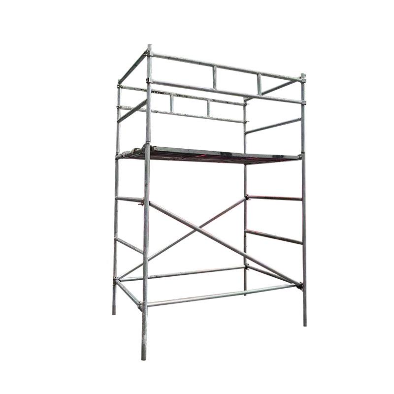 新扣件手架移脚动护栏型装修登高平台带轮斜撑梯MVF动式移式脚手