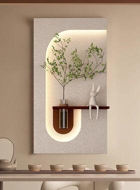 玄关装画水绿2植培奶油风客厅立体挂画025新饰76594款可养花砂岩