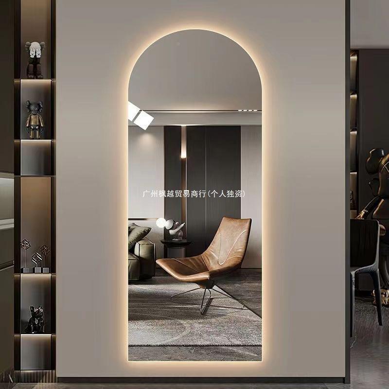 智能全身客厅触ATO店摸屏穿衣镜理发壁挂led镜装店试衣镜穿服衣镜