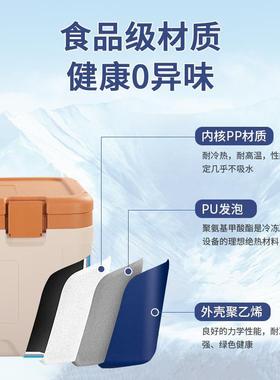 50L外保温箱手提大容量户车便载携露营烧74157野烤炊食物保鲜冷藏