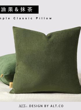 含沙10493上发抱枕套不芯客厅奢感床腰轻枕床头靠垫靠背靠kω