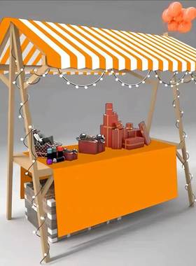 移动可折叠摊位销户外摊摆展示架实木制促花车夜市86553集市架棚