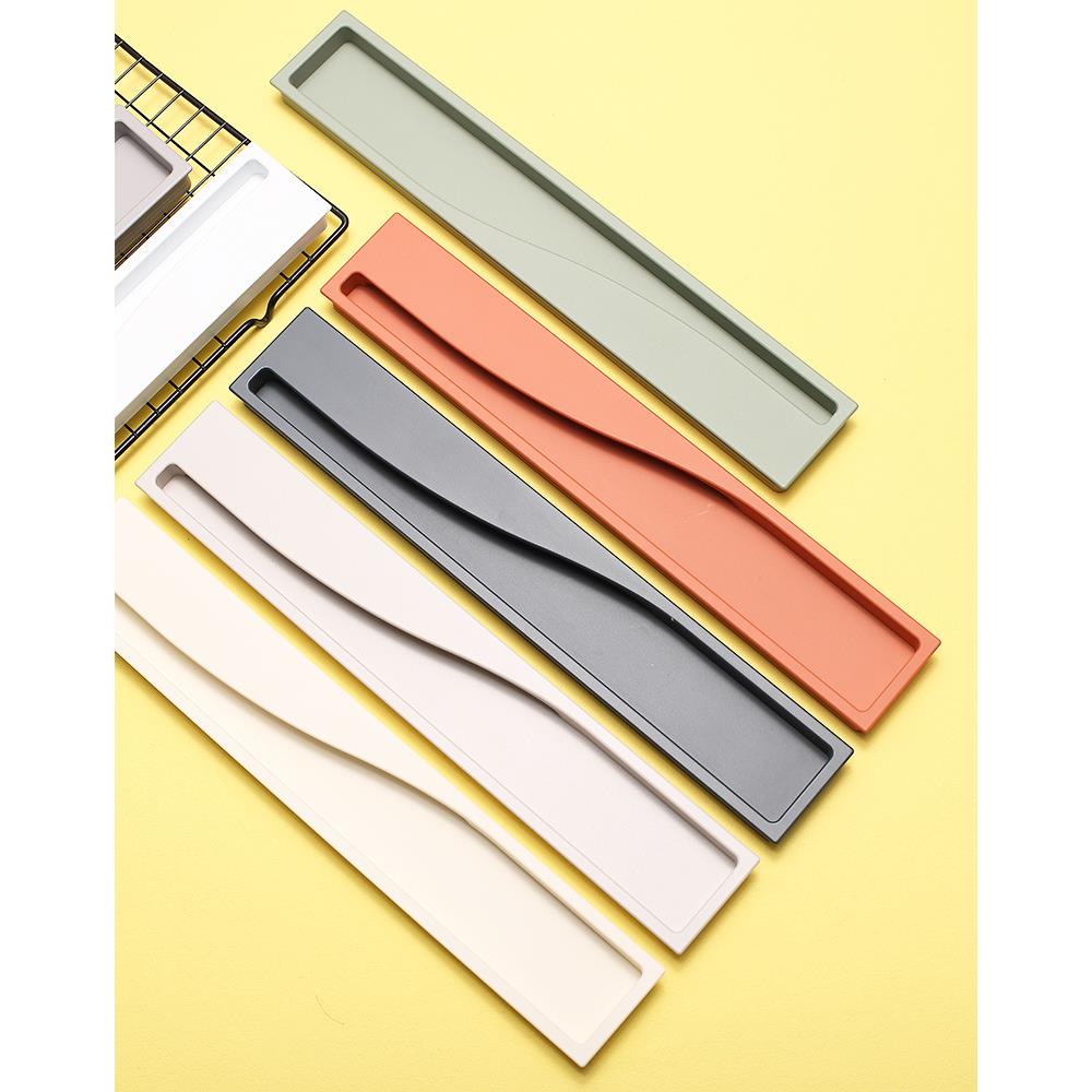 柜7679门隐形拉代手简白色现简约高档彩色门大衣极柜橱柜高抽屉长