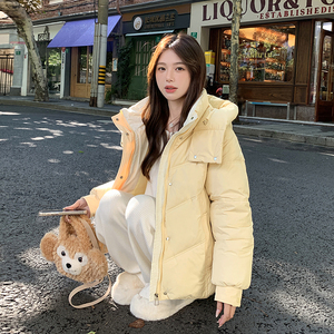 本档实拍 白灵儿羽绒棉服女冬2024年小个子短款加厚爆款棉衣外套