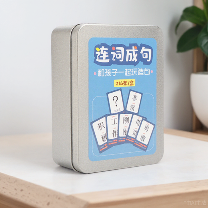 儿童趣味组词汉字识字卡牌