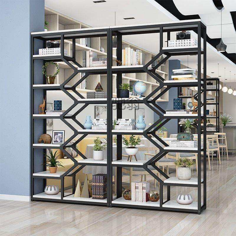 办公室隔断置物架多层书架展示架客厅隔断屏风置物架玄关柜装饰架