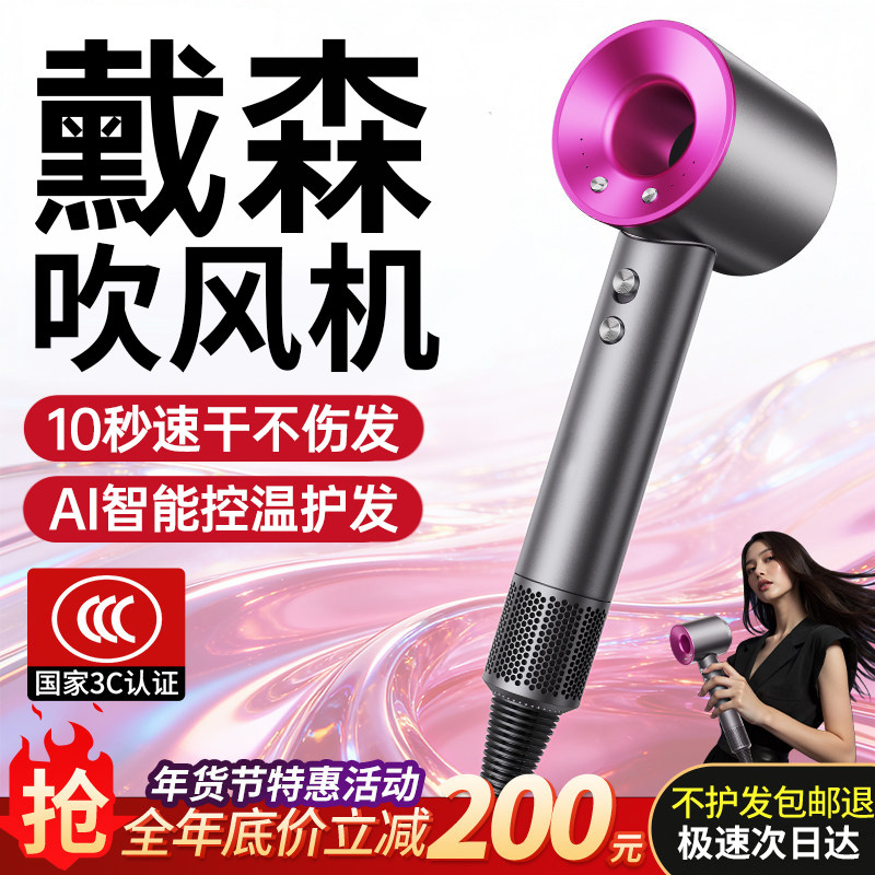 德国LWU电吹风机负离子护发静音速干家用高速强力宿舍吹头发风筒