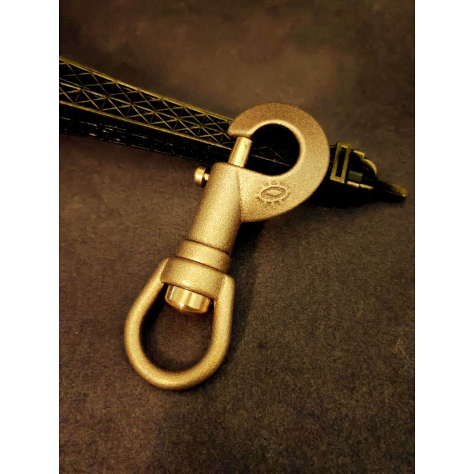 纯铜大狗扣牵引绳狗行绳钩扣头弹簧扣旋转钩狗炼连接扣锁