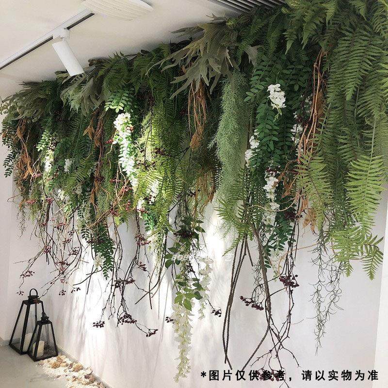 仿真绿植花草壁挂垂吊藤条绿色植物波斯蕨类墙壁管道吊顶门头装饰,鲜花速递/花卉仿真/绿植园艺,仿真绿植,淘宝优惠券,粉丝福利购,淘宝优惠卷