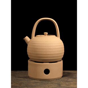 新中国风茶馆，蜡烛炉，暖炉，麦饭石，陶壶，壶柄，壶烤奶茶，罐