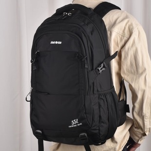 背包男士双肩包2025新款户外登山包男大容量旅游电脑行李包旅行包