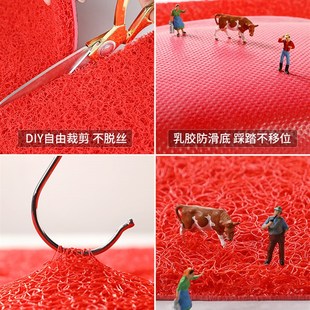 地垫入户门垫进门大门口丝圈脚垫家用门外耐脏防滑可裁剪玄关地毯
