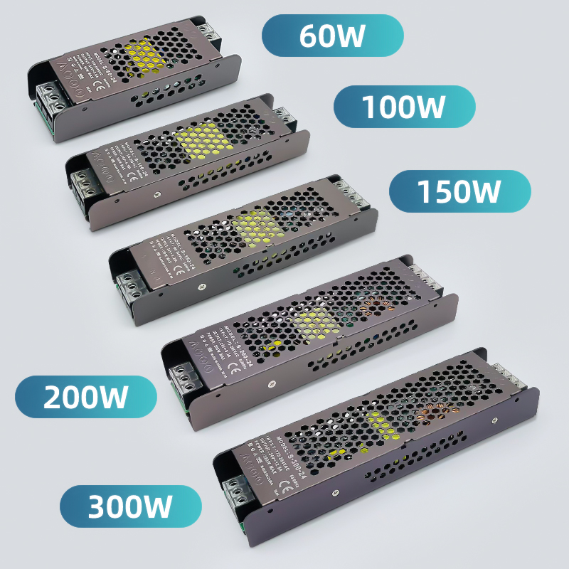 LED开关电源220V转12V24V线条灯静音变压器超薄灯带线型灯控制器