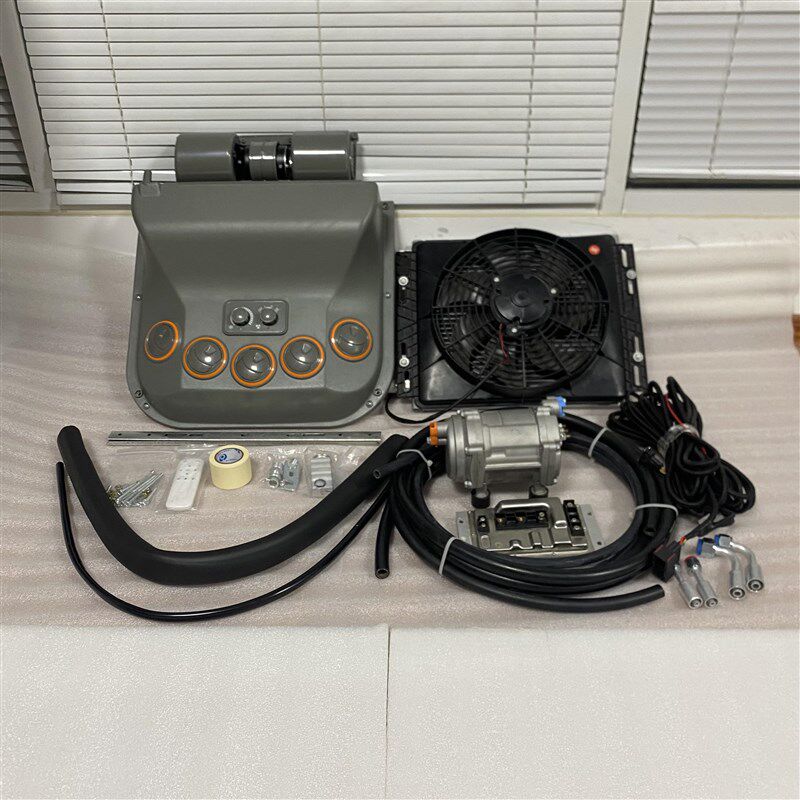 吸顶式隐藏款驻车空调12V24V货车怪手车载顶置制冷电动空调改装用