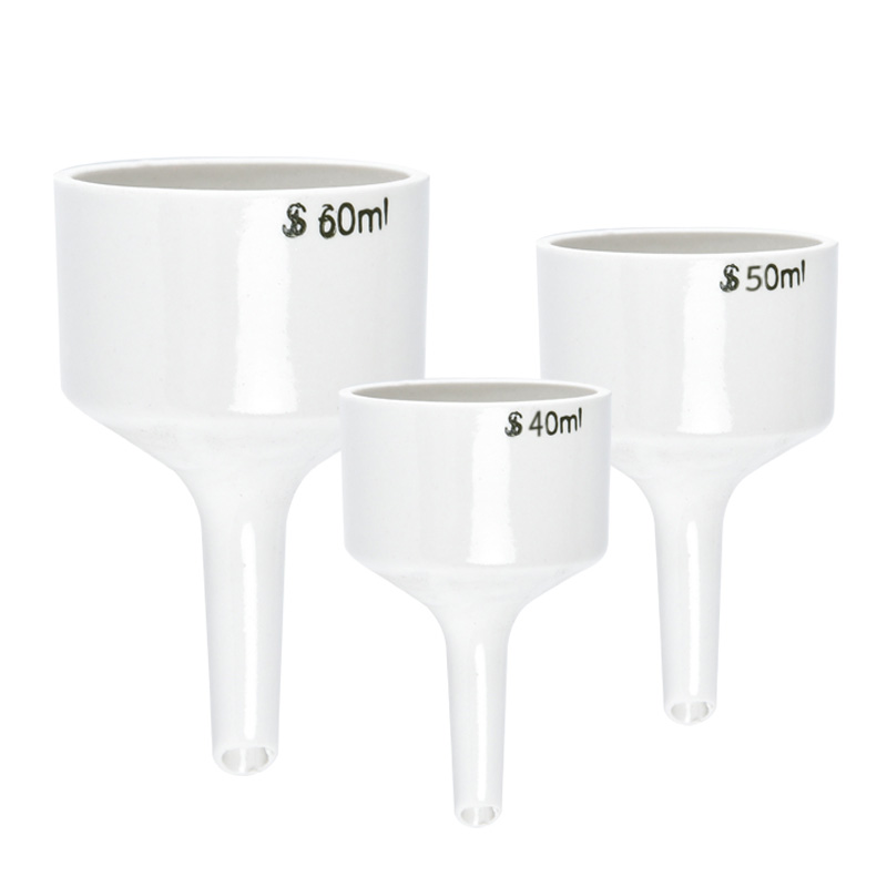 陶瓷布氏漏斗抽滤装置80 100 120 150mm大口径抽滤漏斗抽滤瓶配套