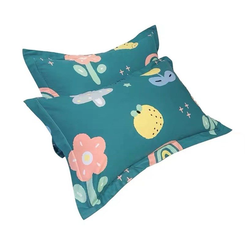 北京定做水洗棉枕套一对装纯棉枕头套单双人大号家用枕皮48x74 cm,床上用品,枕套定制,淘宝优惠券,粉丝福利购,淘宝优惠卷