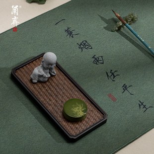 兰斋 花鸟 实心黄铜镇纸高颜值创意镇尺书法国画压纸专用镇纸新中