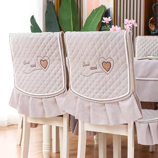 2023新款椅子套罩连身坐垫办公室四季通用家用餐桌椅套防滑餐椅垫