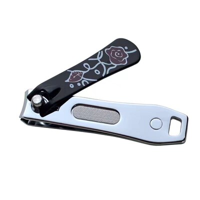 日美锋利单个指甲刀男不锈钢指甲剪成人中号指甲钳可爱美甲修甲女