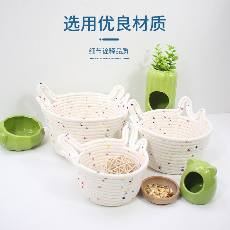 蜜袋鼯睡窝仓鼠金丝熊布吊篮窝刺猬睡床鹦鹉吊篮造景生活宠物用品