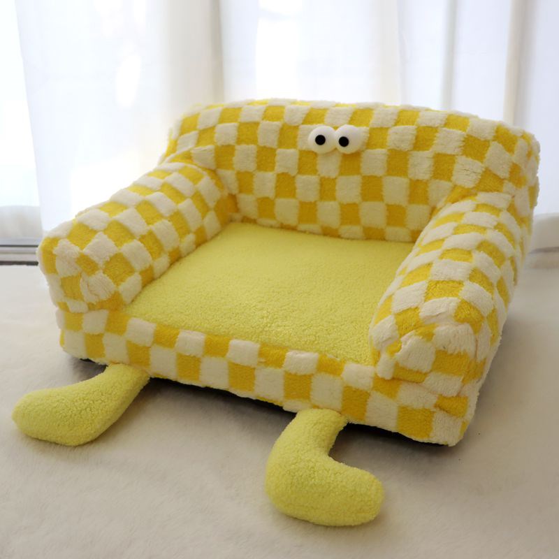 猫窝冬季保暖猫咪沙发宠物窝可拆洗狗窝宠物床四季通用猫沙发狗床