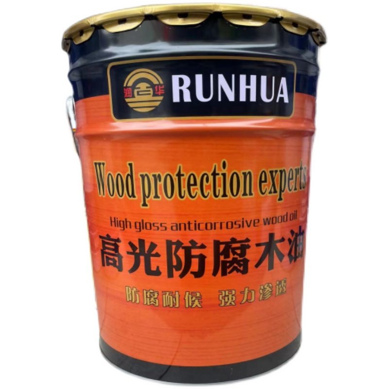 防腐耐候木油透明防水清漆木器漆户外木蜡油木油漆大桶高光防腐漆