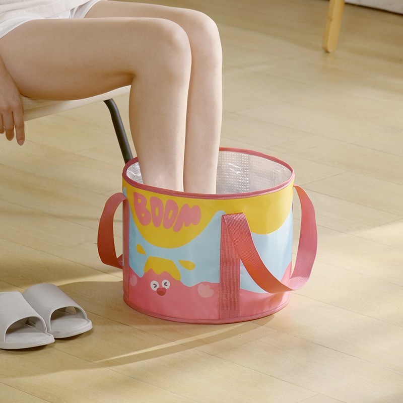 养生泡脚桶家用折叠高深桶过膝加热过小腿恒温洗脚盆便携旅行脚盆