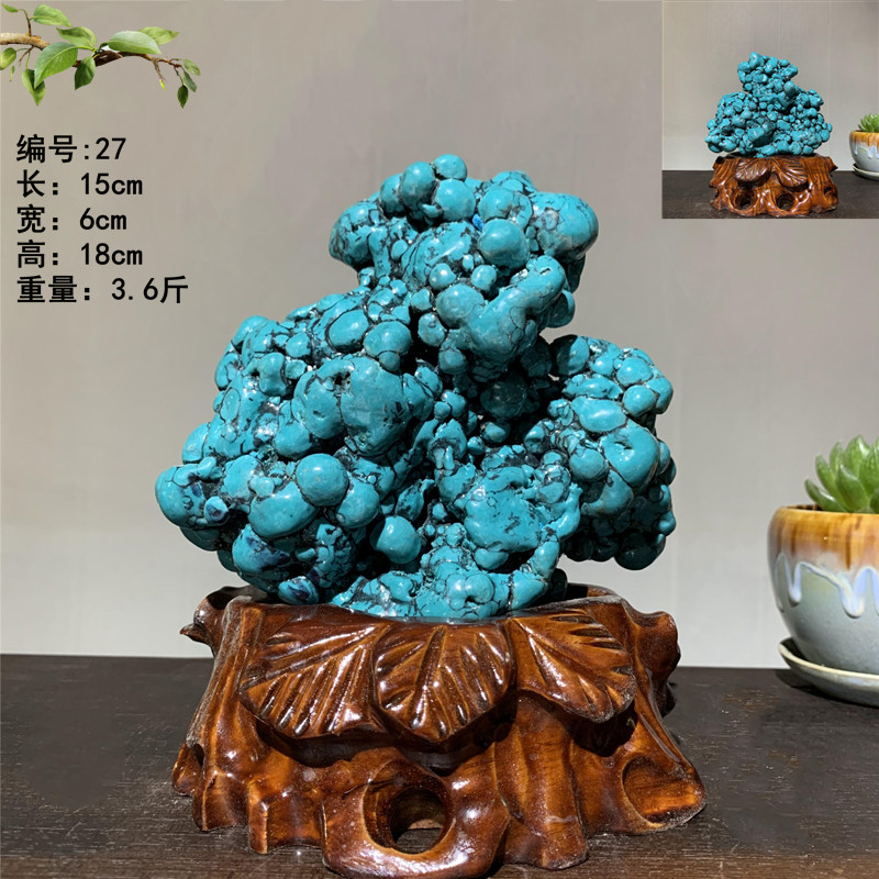 天然原矿绿松石特惠优化绿松石原石家居装饰摆件奇石石头收藏送礼