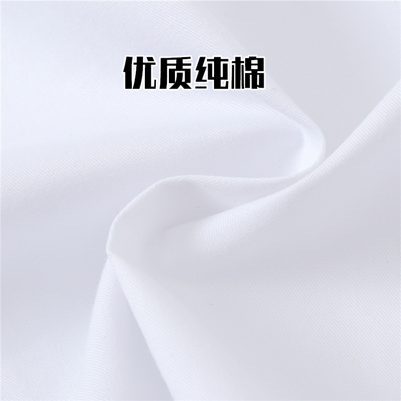 女童白衬衫长袖儿童衬衣粉色蓝色公主女孩小学生演出校服纯棉春秋