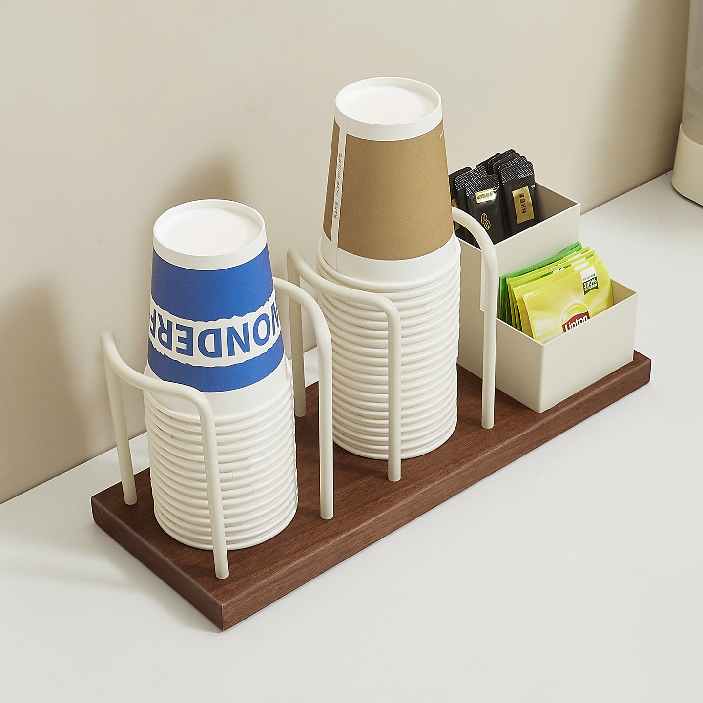 胡桃木一次性杯子取杯器