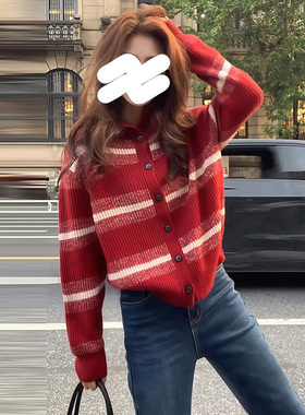M873高级感秋冬时尚减龄针织衫新款百搭气质女装流行显瘦上衣
