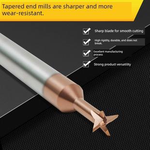 90度燕尾铣刀钨钢合金60°涂层超硬钢用120°铝用立铣刀4刃燕尾刀