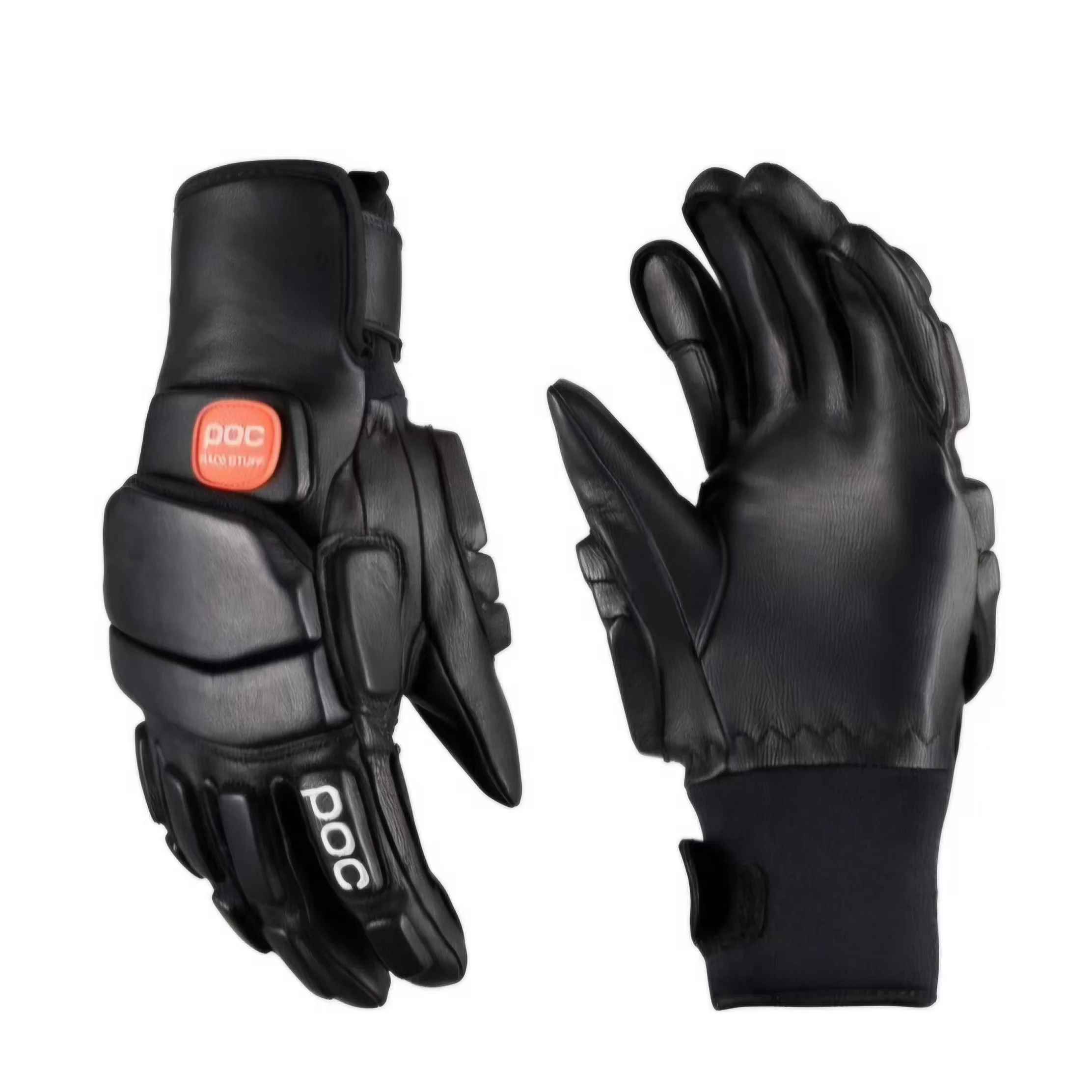 poc冬季新款加厚加绒保暖防风防水滑雪手套真羊皮