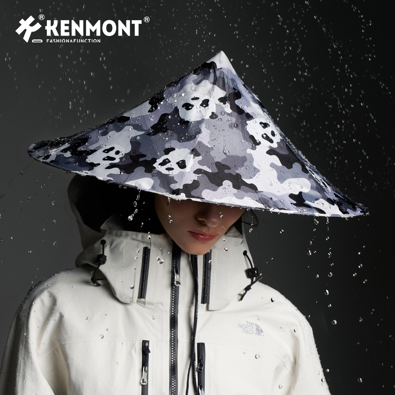 卡蒙晴雨两用斗笠帽户外遮阳帽