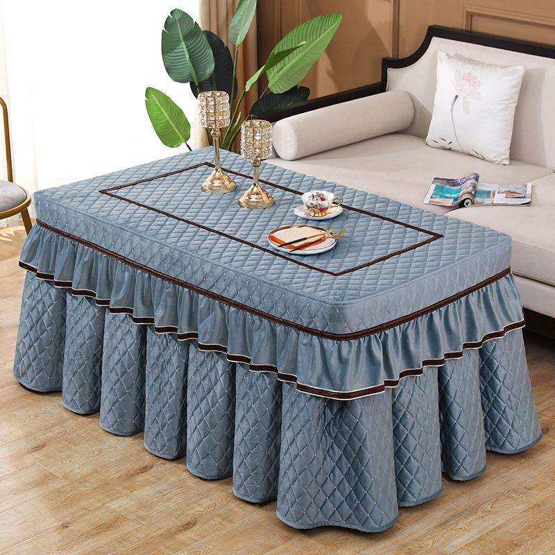 长方形茶几电炉罩加厚烤火桌子罩新款电暖炉桌布罩冬季取暖火套罩
