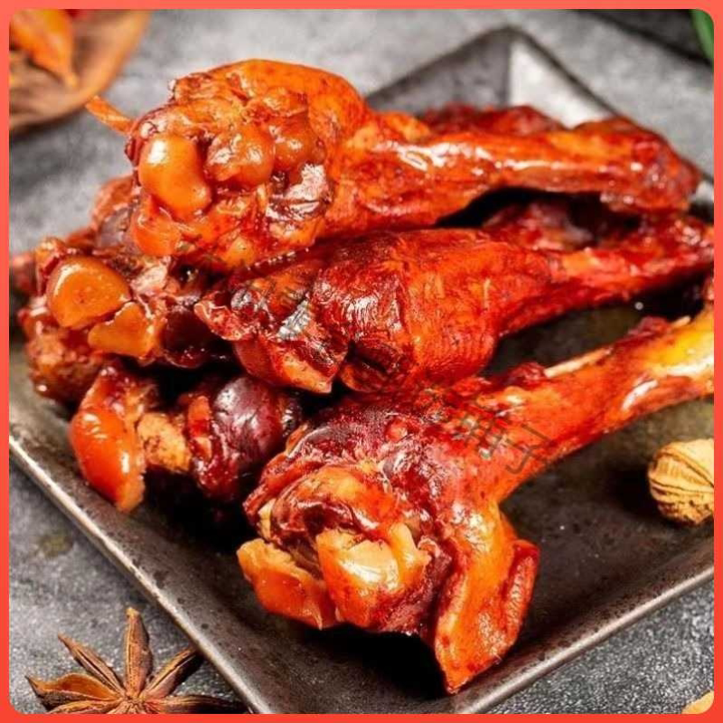 超值价】盐焗鸭翅根真空装肉类熟食鸭腿开袋即食袋装批发日照绿茶